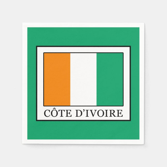 Ivory Coast Napkin (Front)