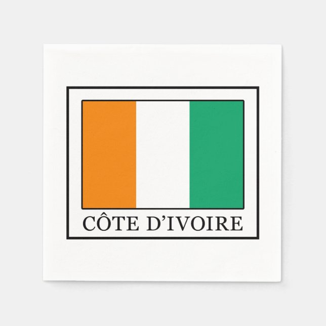 Ivory Coast Napkin (Front)
