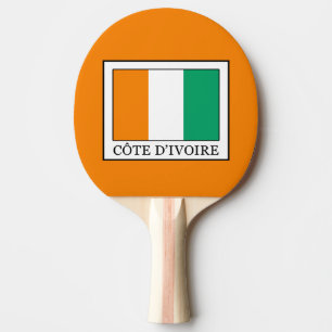 Ivory Coast Ping Pong Paddle