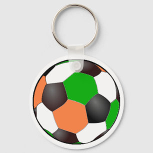 Ivory Coast Soccer Keychain