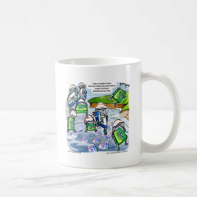 Ivory Coast Surprise Funny Gifts Tees & Cards Coffee Mug (Right)