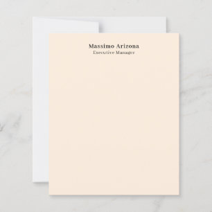 Ivory Color Plain Professional Modern Minimalist