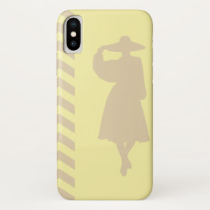Ivory Cream Neutral Chevrons Fashion iPhone X Case