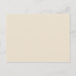 Ivory Cream White Tan Solid Trend Colour Backgroun Postcard