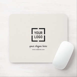 Ivory custom Logo branded promotional Mouse Mat