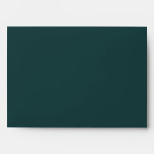  Ivory Deep Teal Greek Island Wedding Return  Envelope