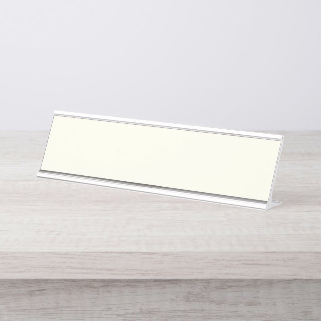 Ivory Desk Name Plate (Front)