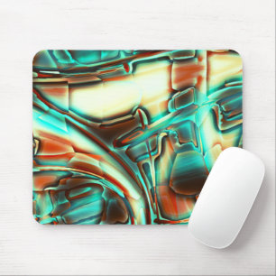 Ivory digital with burnt tone and some mint film   mouse mat