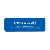 Ivory Elegant Sketched Merry and Bright Holiday