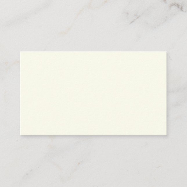 Ivory Flat Place Card (Front)