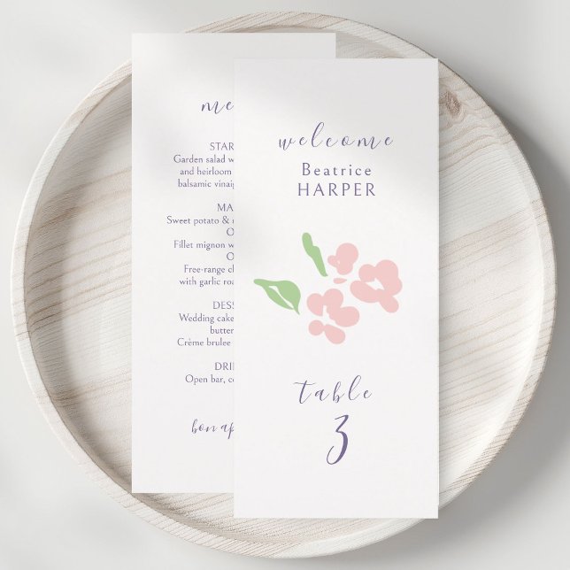 Ivory | Floral Wedding Table number Combo Flat  (Creator Uploaded)