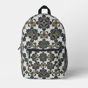 Ivory Garden Printed Backpack