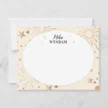 Ivory Glitter Stars and Fireworks