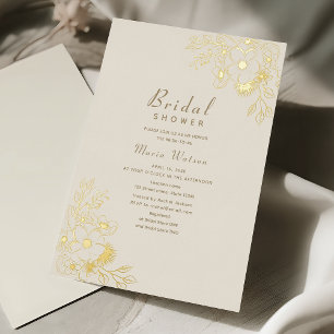 Ivory Gold Bridal Shower