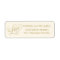 Ivory Gold Love Calligraphy Wedding Address