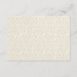 Ivory & Gold RSVP Note Card