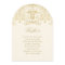 Ivory Gold Seating Chart Table Number Card