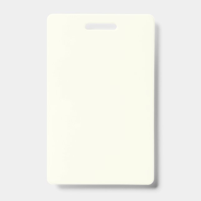 Ivory ID Badge (Front)