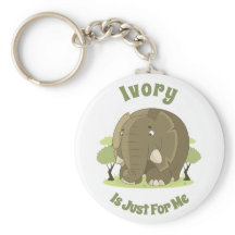 Ivory is Just For Me  Button Keychain