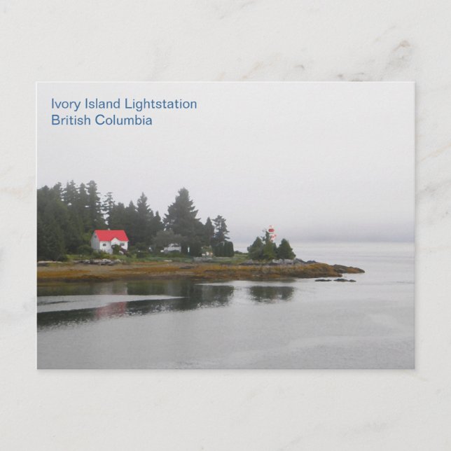 Ivory Island Lightstation Postcard (Front)
