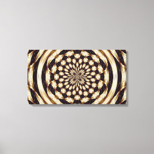 Ivory Kaleidoscope Flower Mandala Decor