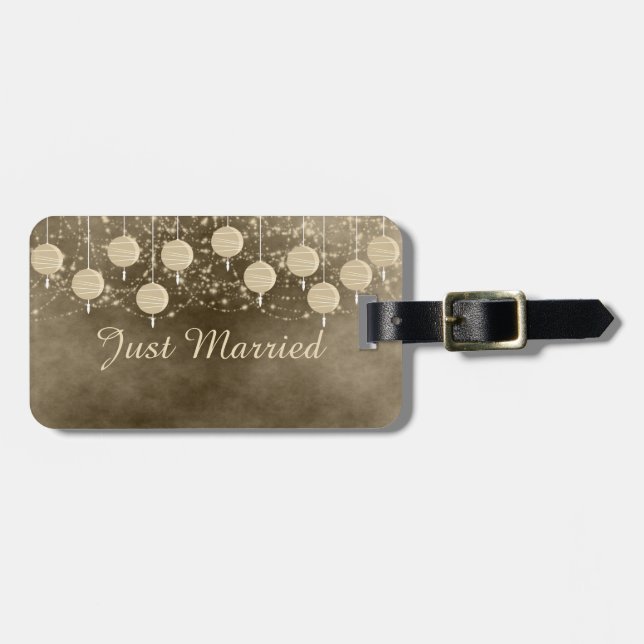 Ivory Lanterns Luggage Tag (Front Horizontal)