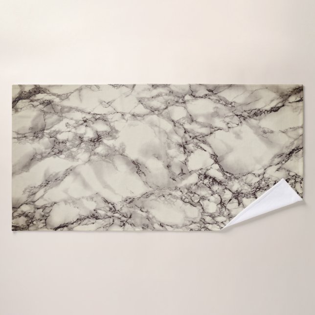 Ivory Marble Stone Bath Towel Modern Design (Bath Towel)
