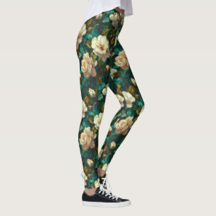 Ivory Maternity Gardenias Aesthetic Gifts For Leggings