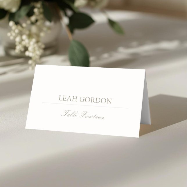 Ivory | Oval & Stripe Wedding Table Card Number (Creator Uploaded)