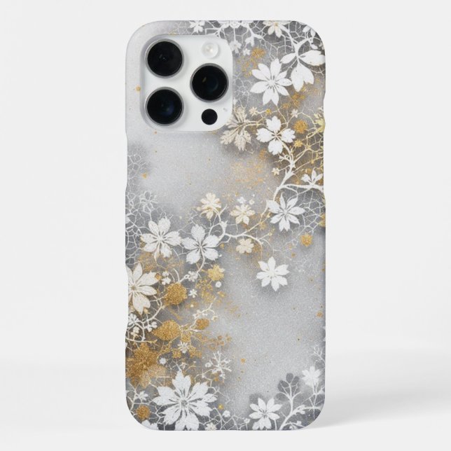  Ivory Petal iPhone Case (Back)