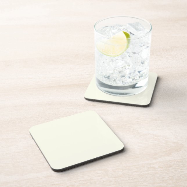 Ivory Plastic Coaster (Right Side)
