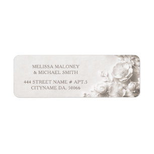 Ivory Roses 3D Flowers Wedding