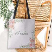 Ivory Salmon Cream Floral Arrangement Bride