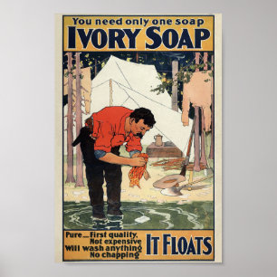 Ivory Soap Vintage Poster