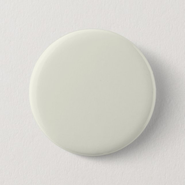 Ivory Solid Colour Customise It 6 Cm Round Badge (Front)