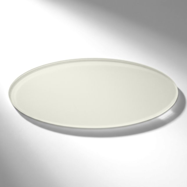 Ivory Solid Colour Customise It Name Tag (Front)