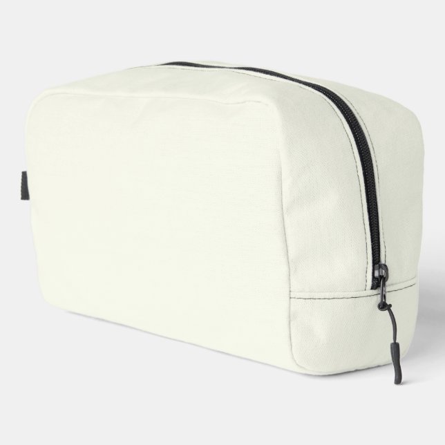 Ivory Solid Colour Dopp Kit (Right Corner)