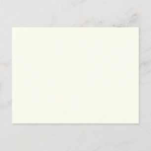 Ivory Solid Colour Postcard