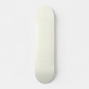 Ivory Solid Colour Skateboard