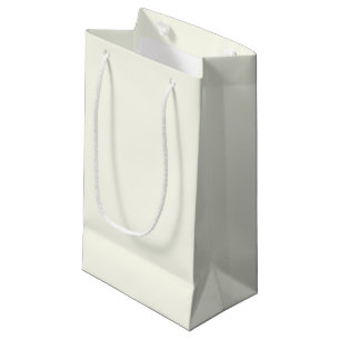 Ivory Solid Colour Small Gift Bag
