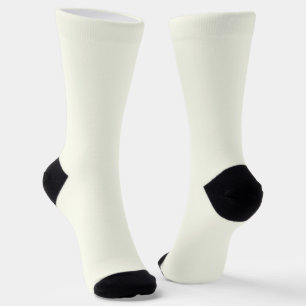 Ivory Solid Colour Socks