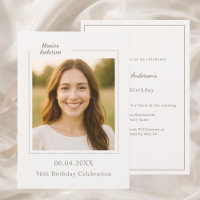 Ivory taupe photo birthday