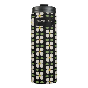 Ivory Vines Floral Thermal Tumbler