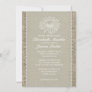 Ivory Vintage Lace Wedding Invitations