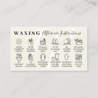 Ivory Waxing aftercare twelve advice instruction
