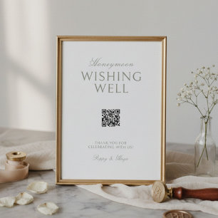 Ivory   Wedding Honeymoon Wish Table Top  Number