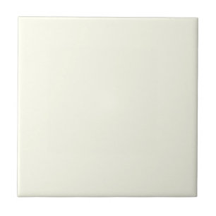 Ivory White FFFFF0 Colour, With Option to Add Imag Tile