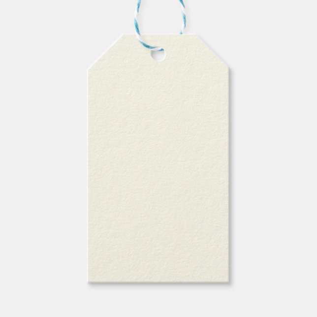 Ivory White Gift Tags (Front)