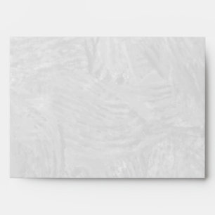 Ivory White Neutral Paint Wedding  Envelope