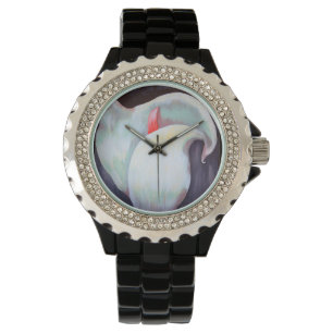 Ivory White Orchid With Lilac Lemon Hues Watch